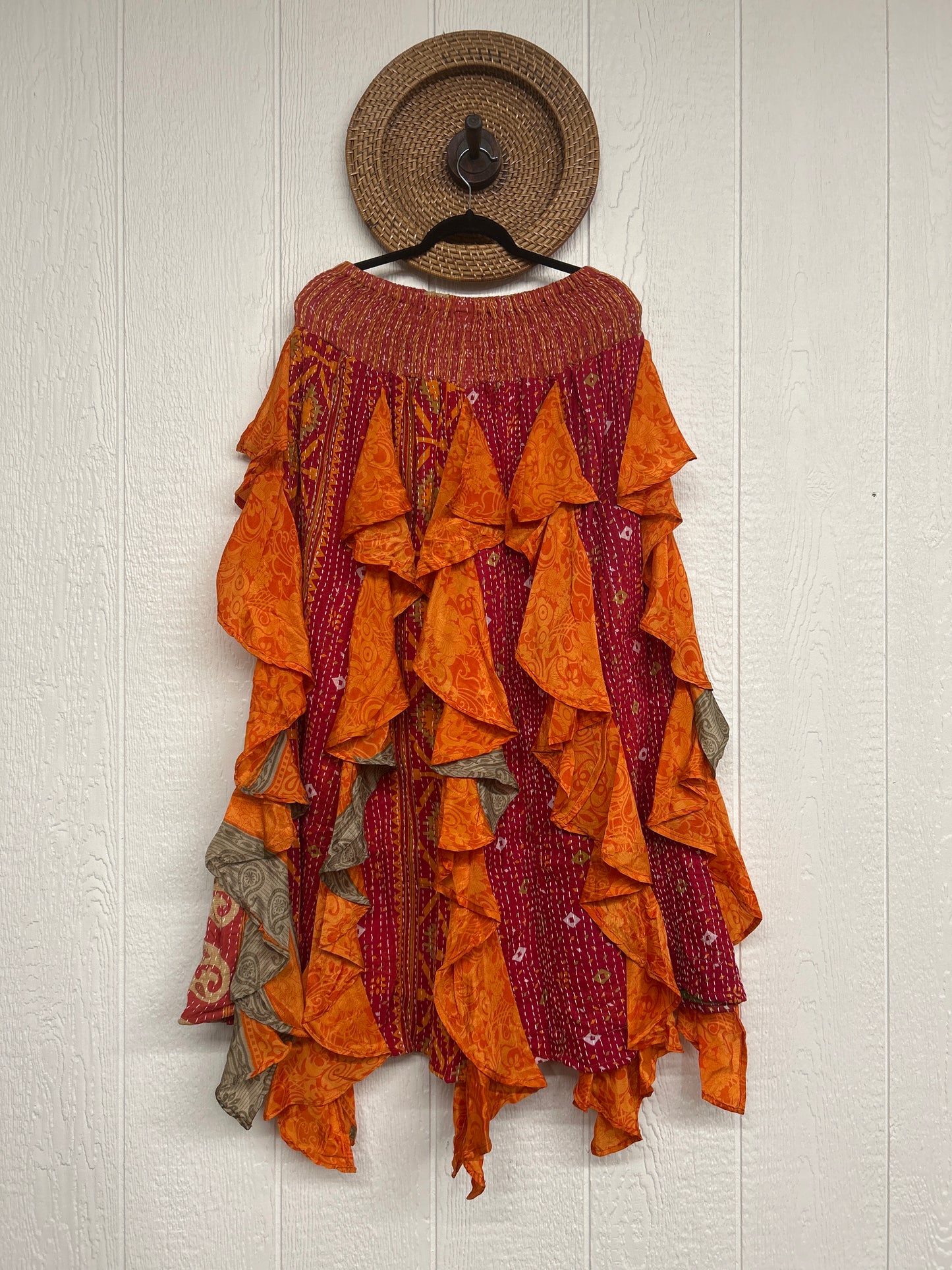 Pareo Kantha Willow Maxi Skirt 0826 016