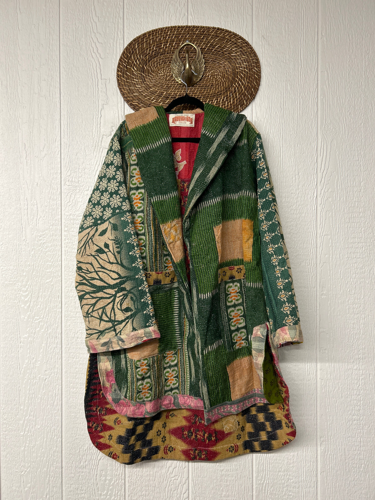 Fine Kantha Drifter Coat 1026 127