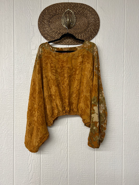 Crepe Sari Luna Crop Top 0126 198