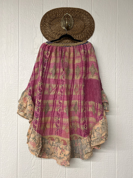 Pareo Kantha Wild Rose Skirt 0426 016
