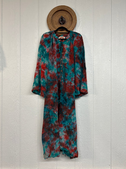 Crepe Sari Woodstock Duster Dress 0226 247