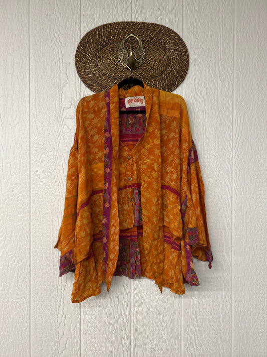 Crepe Sari Wild Rose Top 0526 023