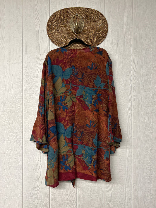Crepe Sari Shortie Spellbound Kimono 0426 014
