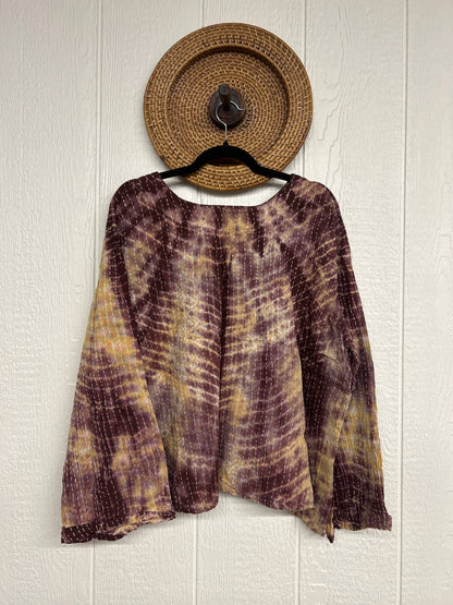 Pareo Kantha Wanderer Pocket Crop Top 0526 016