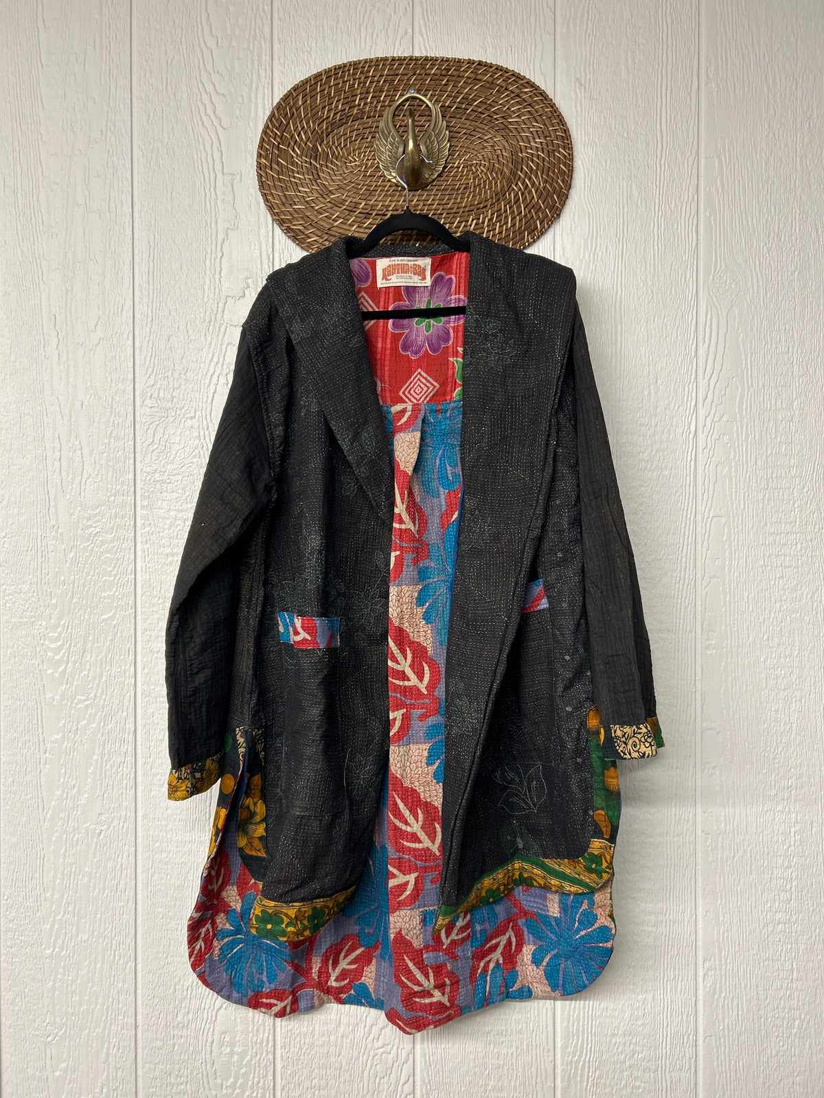 Fine Kantha Drifter Coat 1026 081