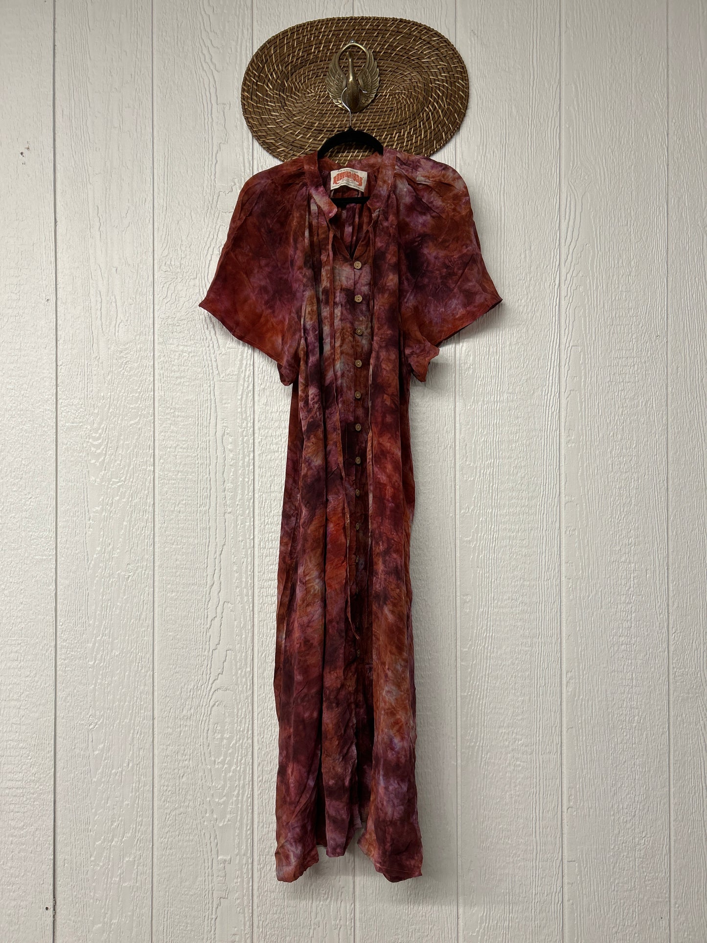 Crepe Sari Summer Woodstock Duster 0626 158