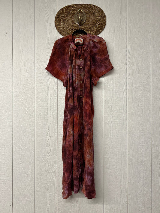 Crepe Sari Summer Woodstock Duster 0626 158