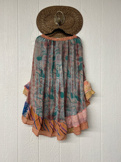 Crepe Wild Rose Skirt 1025 149