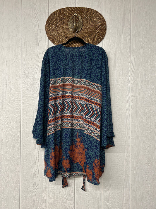 Rasgulla Sari Shortie Spellbound Kimono 0226 137