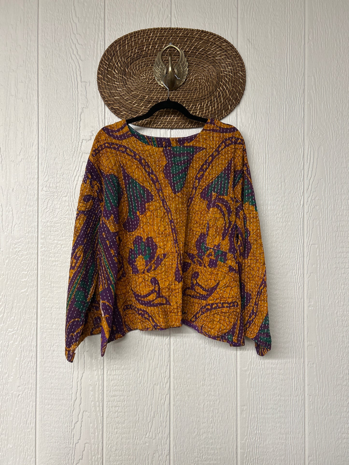 Pareo Kantha Wanderer Pocket Crop Top 0226 144