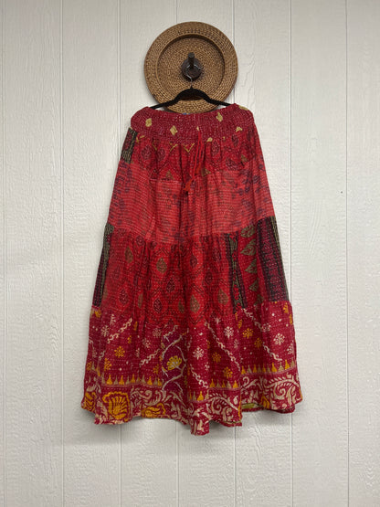 Pareo Kantha Lotus Maxi Skirt 0826 007