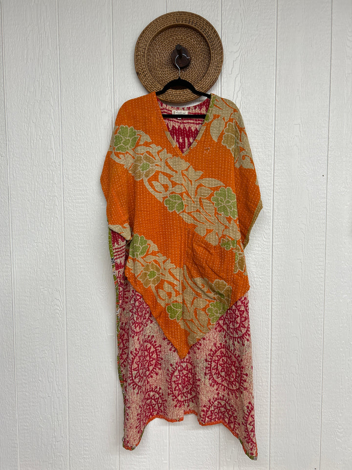 Kantha Surrender Hi Lo Poncho 1024 088