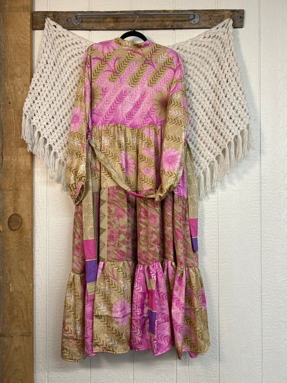 Rasgulla Sari Luminous Maxi Dress 0226 192