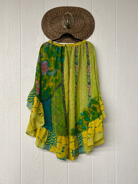 Crepe Wild Rose Skirt 1025 168