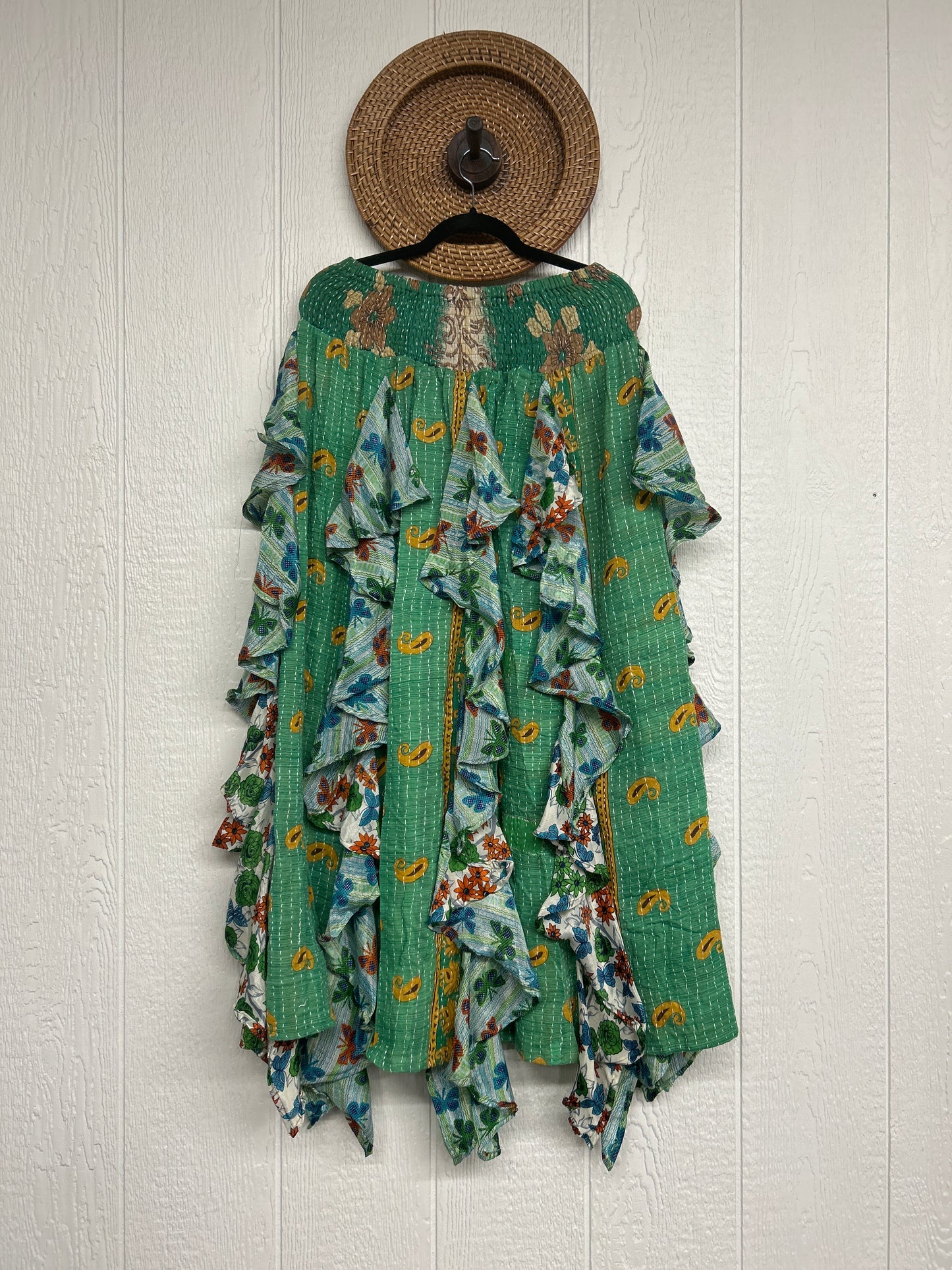 Pareo Kantha Willow Maxi Skirt 0826 216