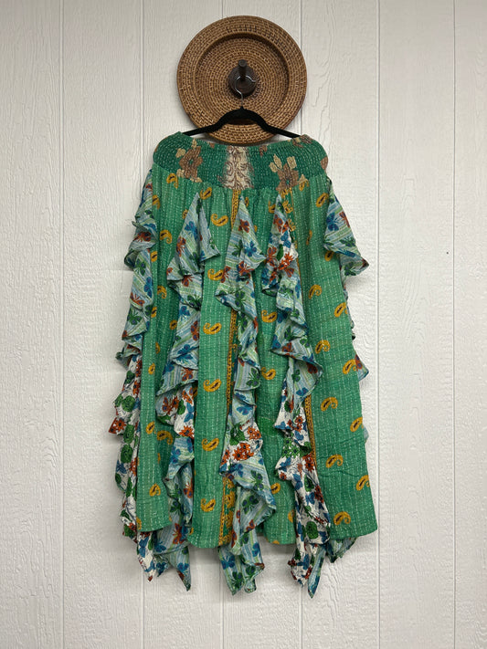 Pareo Kantha Willow Maxi Skirt 0826 216