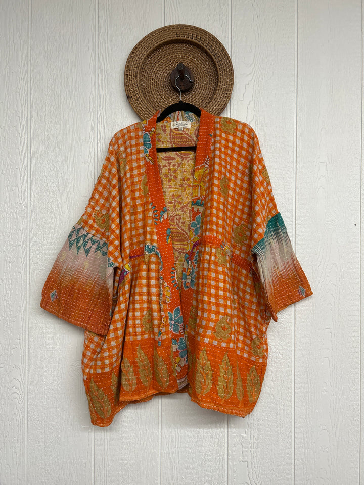 Kantha Shortie Kimono 0325 223