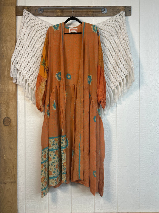 Crepe Sari Evermore Kimono 0326 156