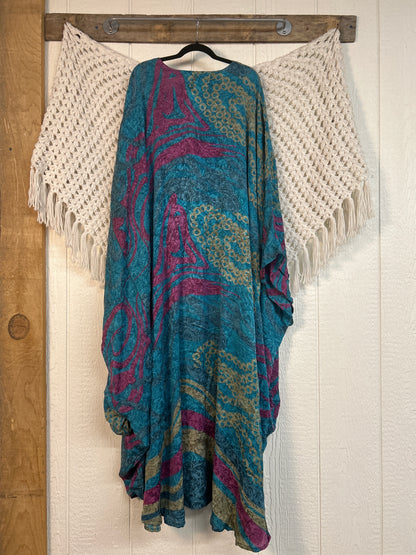 Crepe Sari Bowie Muu Dress 0826 132