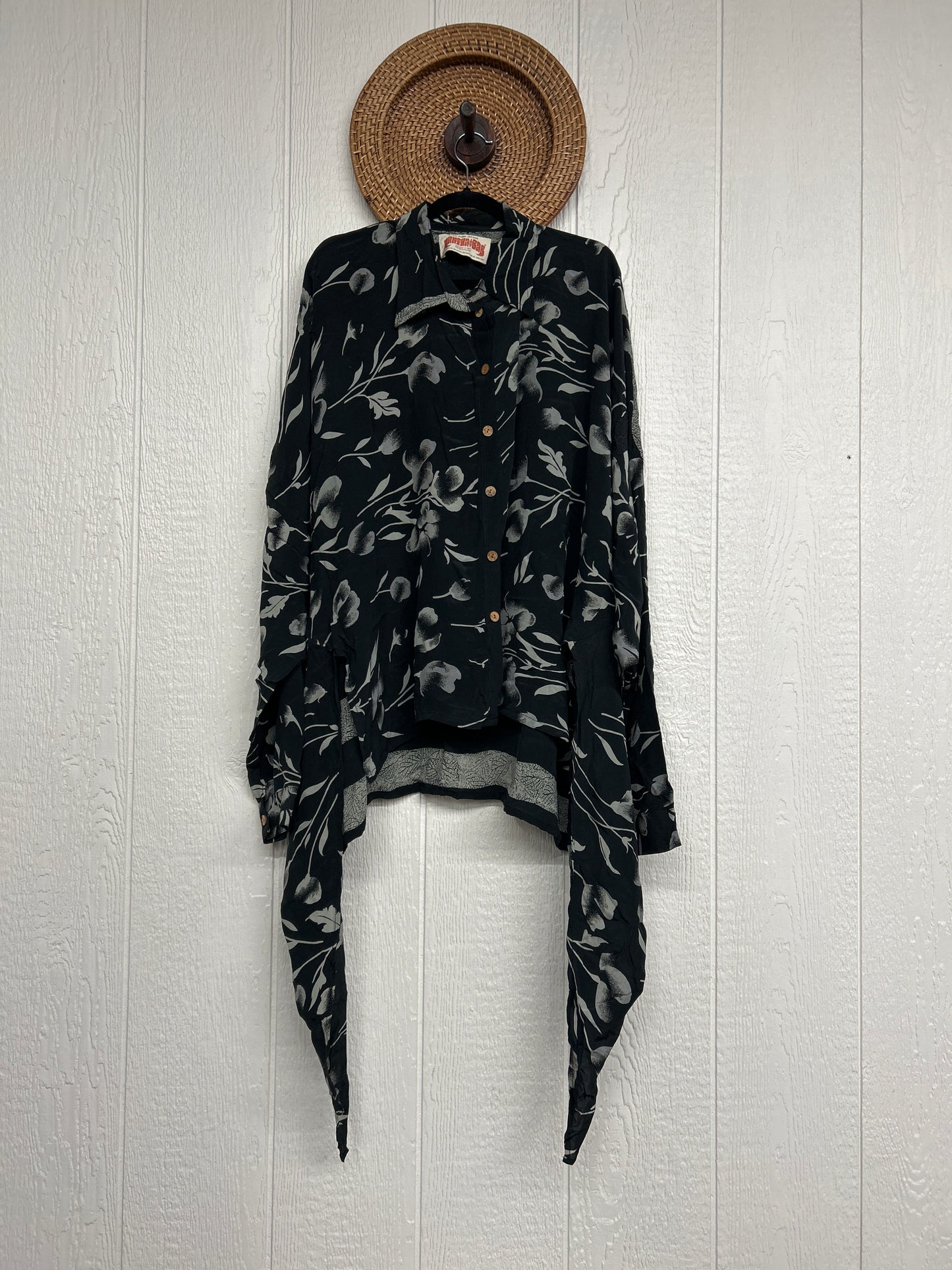 Crepe Sari Nirvana Button Down 1125 204