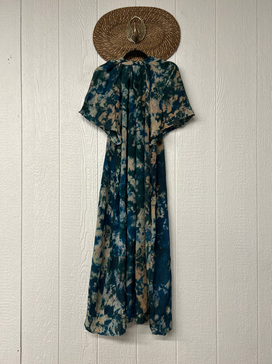 Crepe Sari Summer Woodstock Duster 0626 176