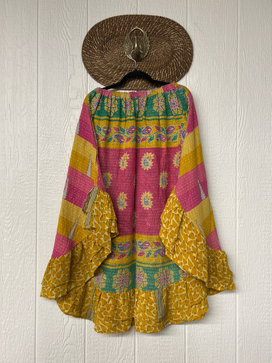 Pareo Kantha Wild Rose Skirt 0426 108