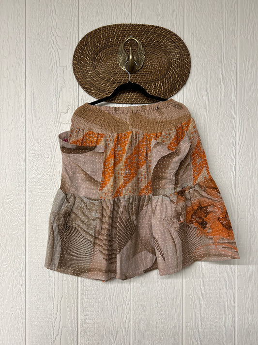 Pareo Kantha Meadow Skirt 0826 222