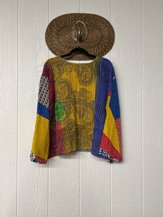 Pareo Kantha Wanderer Pocket Crop Top 0226 117