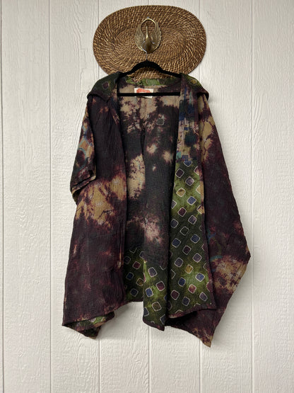 Aura Edit Fine Kantha Wanderlust Poncho 1026 008