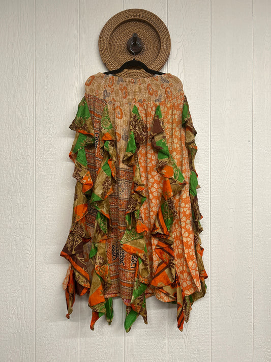 Pareo Kantha Willow Maxi Skirt 0826 227