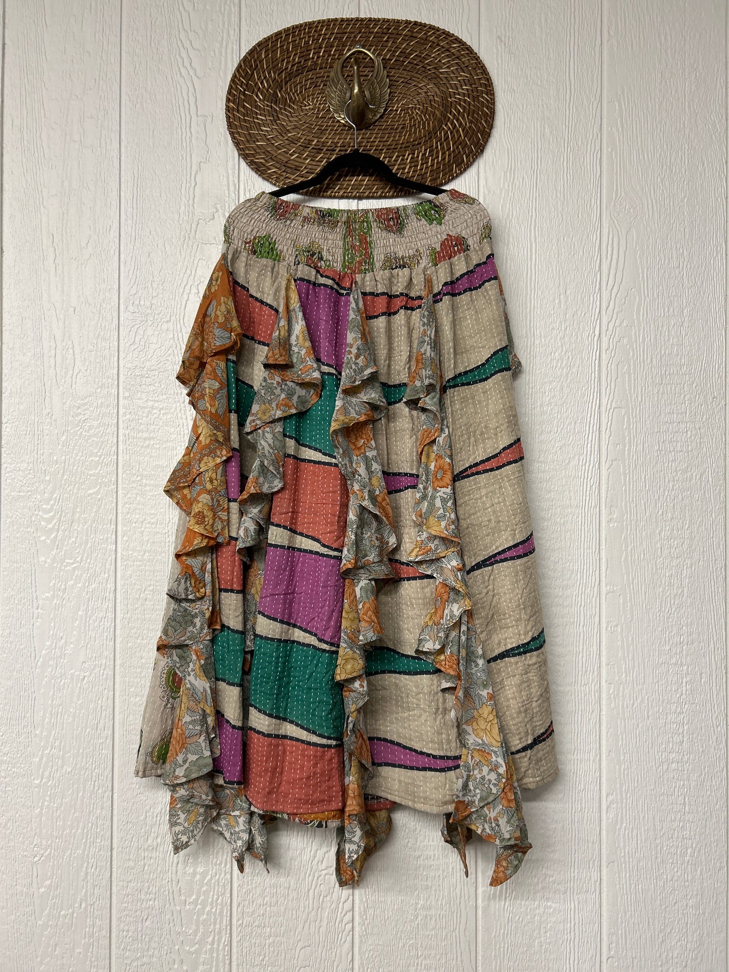 Pareo Kantha Willow Maxi Skirt 0826 185