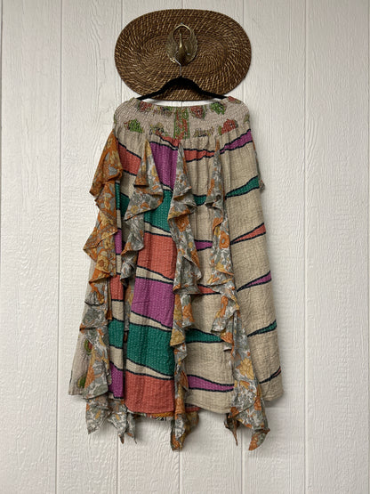 Pareo Kantha Willow Maxi Skirt 0826 185