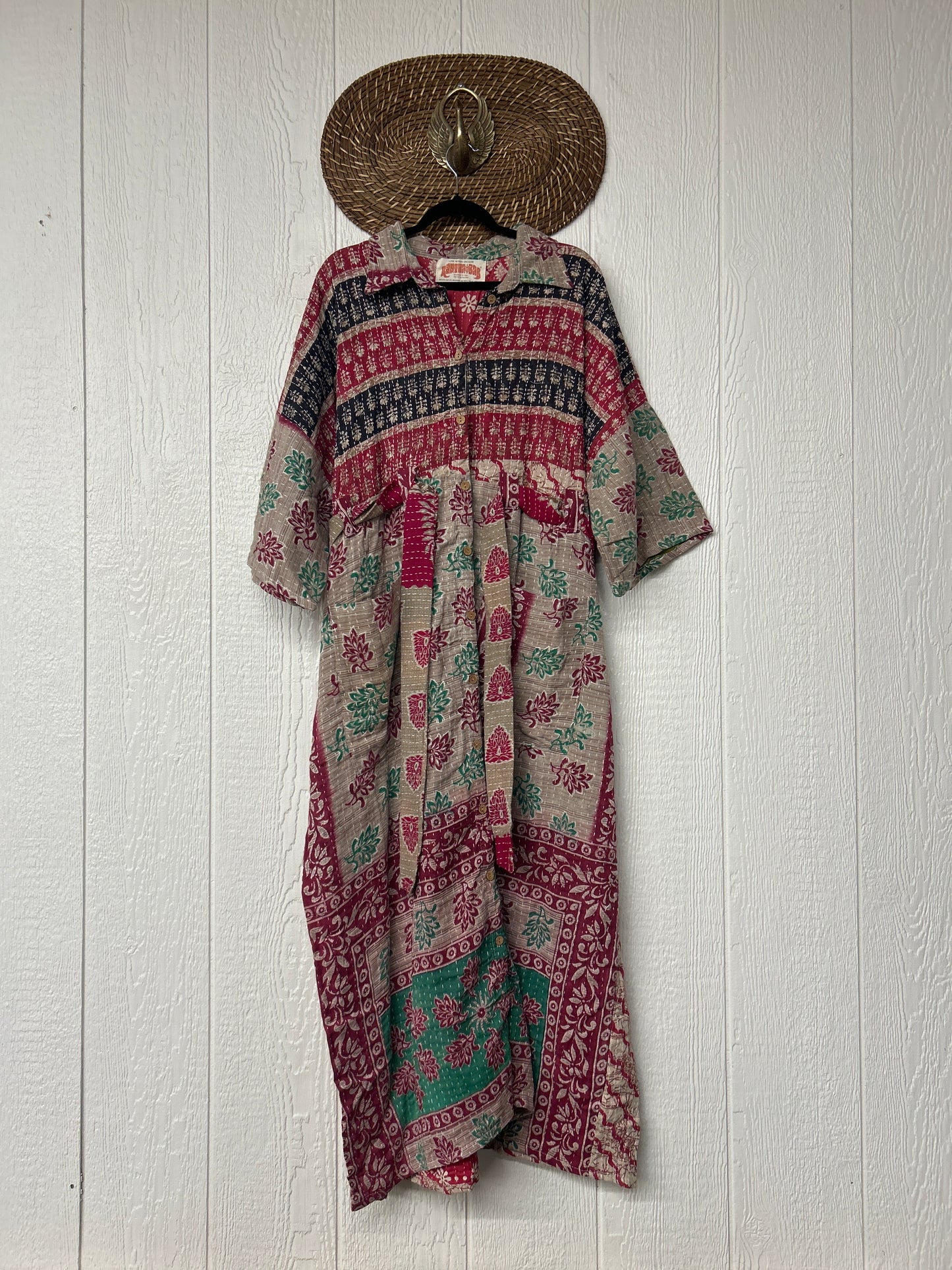 Pareo Kantha Gravity Duster Dress 0226 097