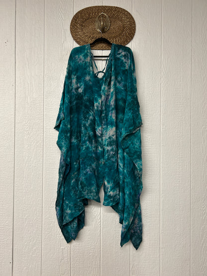 Crepe Sari Orchid Kimono 0626 105