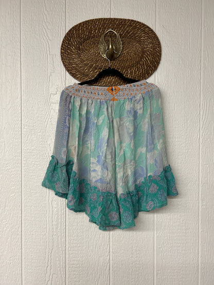 Crepe Sari Lover Cropped Culottes 0726 112