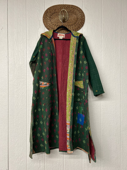 Fine Kantha Rising Sun Coat 1125 053