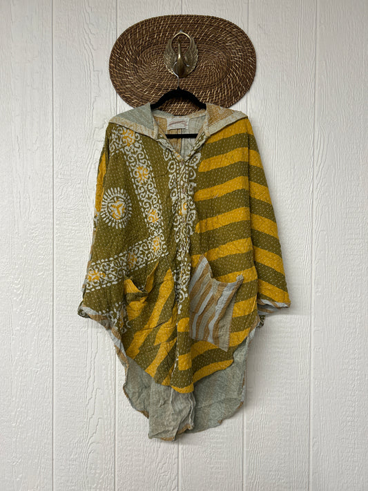 Alchemi Pareo Kantha Poetic Hoodie Tunic 1026 001