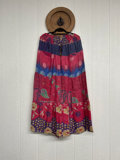 Pareo Kantha Lotus Maxi Skirt 0826 273