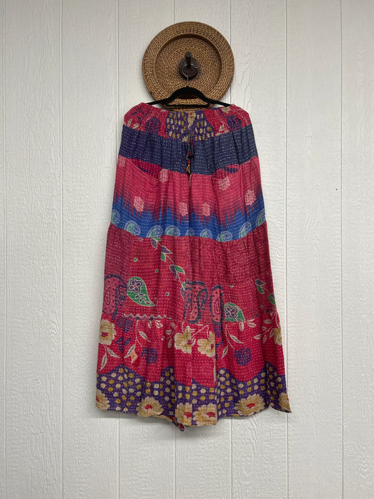 Pareo Kantha Lotus Maxi Skirt 0826 273