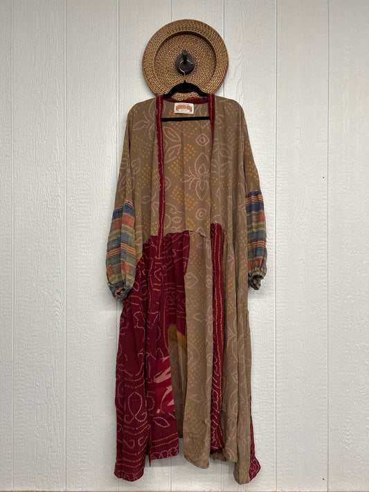Crepe Sari Evermore Kimono 1026 042