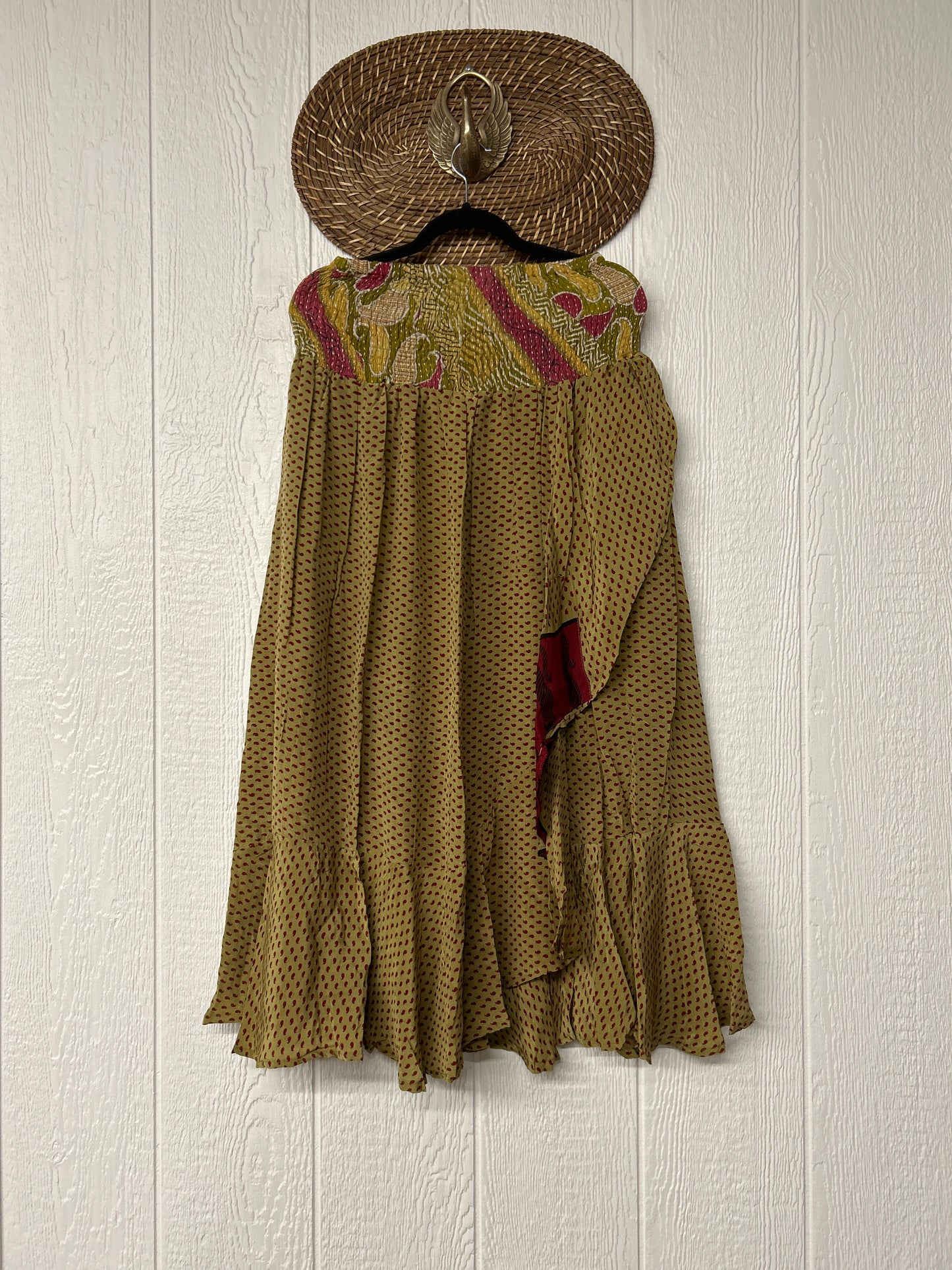 Crepe Sari Inner Peace Wrap Skirt 0626 038
