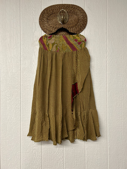 Crepe Sari Inner Peace Wrap Skirt 0626 038