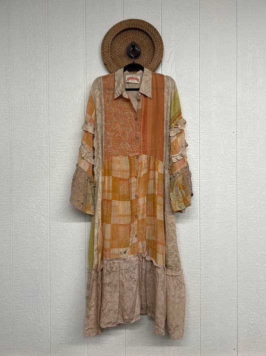 Crepe Sari Rhiannon Duster Dress 0226 262