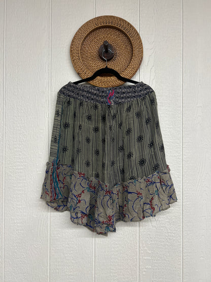 Crepe Sari Lover Cropped Culottes 0726 198