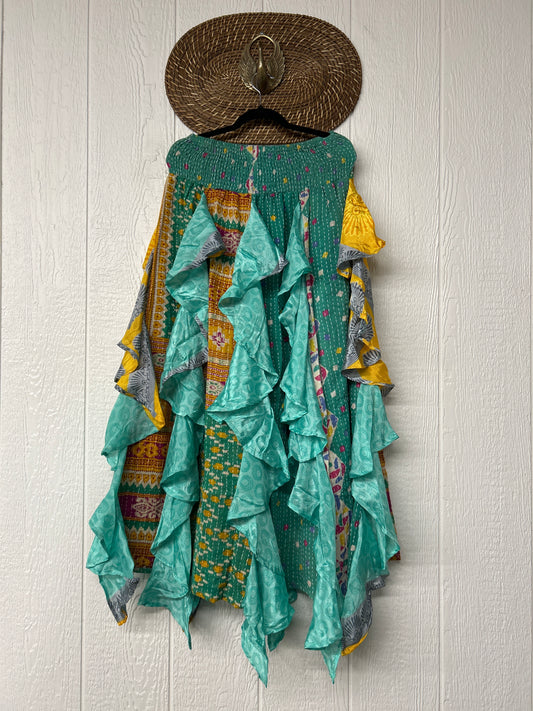 Pareo Kantha Willow Maxi Skirt 0826 138