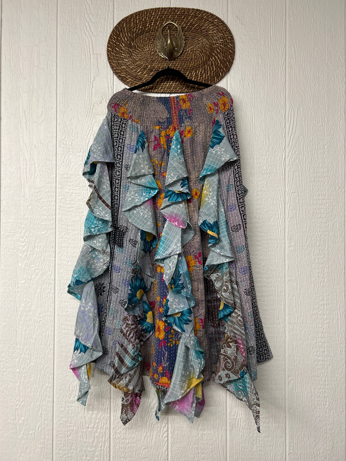 Pareo Kantha Willow Maxi Skirt 0826 109