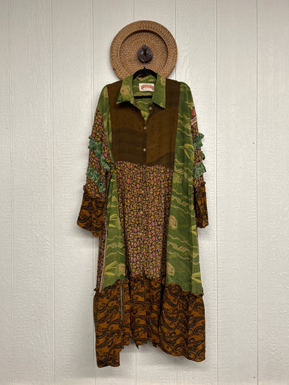 Crepe Sari Rhiannon Duster Dress 0226 199