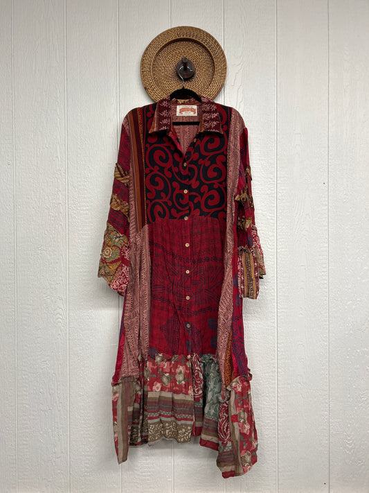 Crepe Sari Rhiannon Duster Dress 0226 246