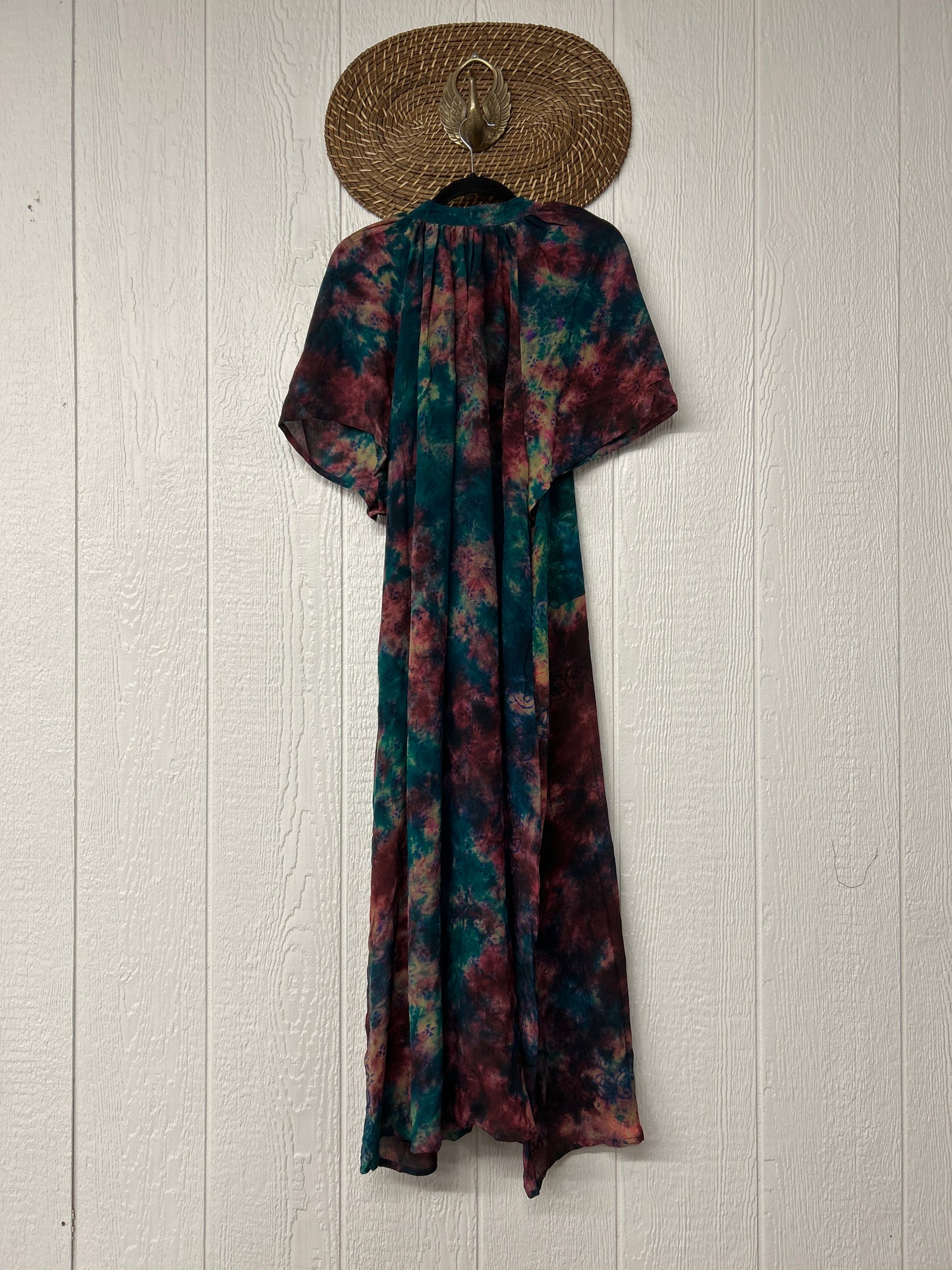 Crepe Sari Summer Woodstock Duster 0626 191