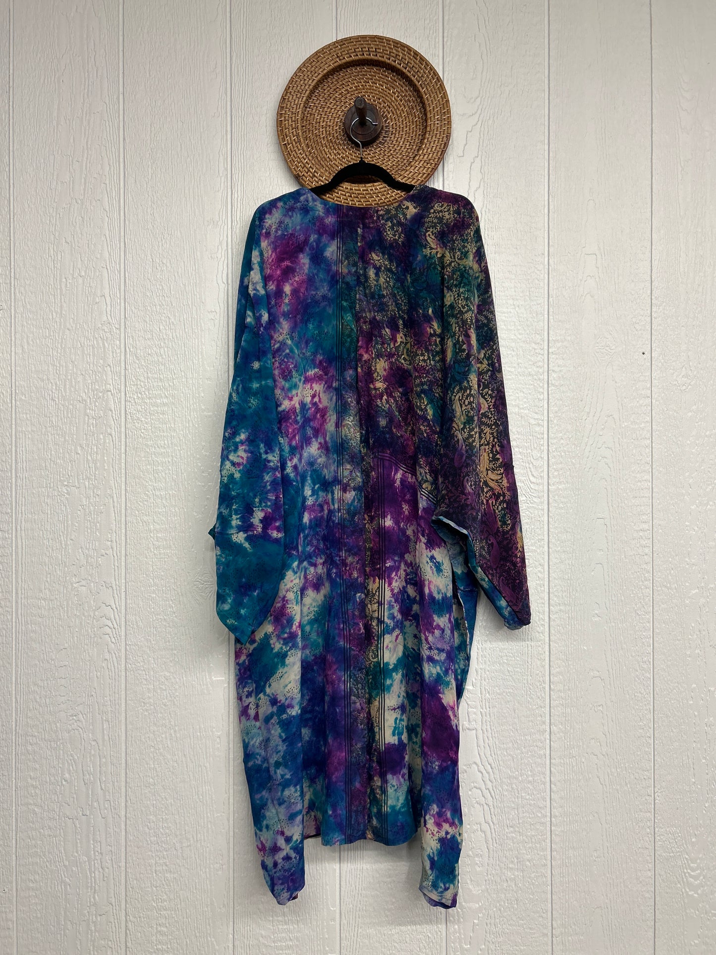 RETAIL Crepe Sari Gaia Duster Dress 0426 106